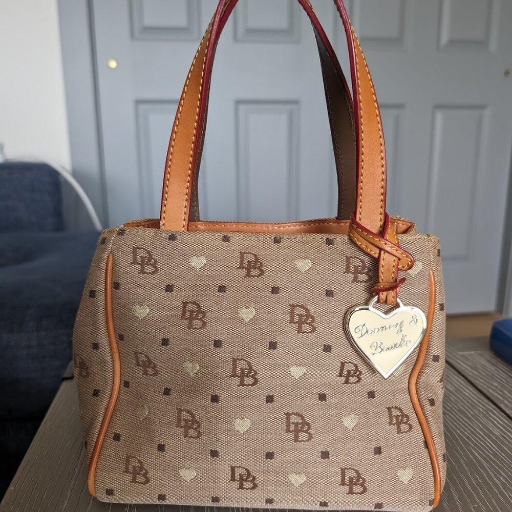 **SOLD** Dooney & Bourke Canvas Mini Satchel